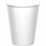 CREATIVE CONVERTING 79000B 24 Count, 9 OZ, White Paper Cup.<br>Made in: US