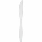 CREATIVE CONVERTING 010571 24 Count, Clear Plastic Knife.<br>Made in: CN