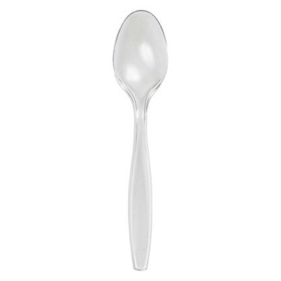 50CT CLR Plas Spoon