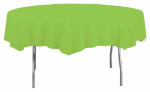 CREATIVE CONVERTING 703123 82", Fresh Lime, Octy Round, Plastic Table Cover, Fits A