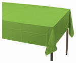 CREATIVE CONVERTING 723123 54" x 108", Fresh Lime, Plastic Table Cover, Covers An