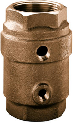 Water Source - 1-1/4" Brass Control Center Check Valve Rated At 200 PSI