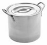 BRADSHAW INTERNATIONAL 06182 16 QT, Brushed Stainless Steel Stock Pot, With Lid &
