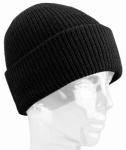 WIGWAM MILLS INC F4707-052-OS Black, 100% Worsted Wool Watch Cap, One Size Fits All.<br>Made