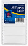 AVERY PRODUCTS CORPORATION 06113 128 Count, 1" x 2-3/4", White Rectangle Label.<br>Made in: MX