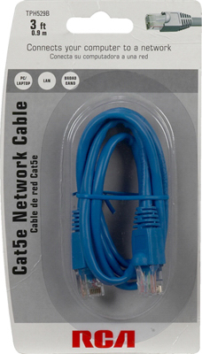 3 BLU Cat5 Cable