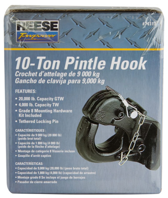 10Ton Pintle Ball Hook