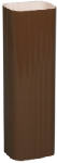AMERIMAX HOME PRODUCTS 3201419120 2" x 3" x 10', Brown, Galvanized Steel Downspout.<br>Made in:
