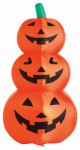 CITI TALENT LTD 90-223-087 48", Inflatable Lighted 3 Stacked Happy Pumpkins, For Outdoor Use
