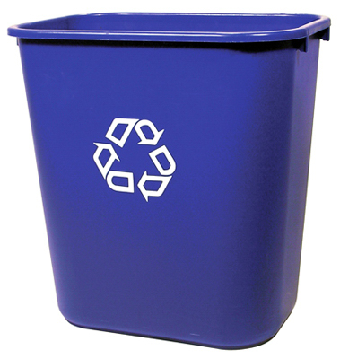 28QT BLU Recycl Waste