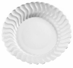 TABLEMATE PRODUCTS 206-CL 18 Count, 6", Clear, Plastic Dessert Plate, Classy Collection Suits