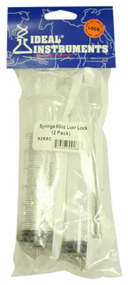 2PK 60cc Disp Syringe