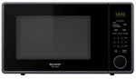 Sharp Microwave Oven, 11-1/4-In. Turntable, Black, 1.1-Cu. Ft.