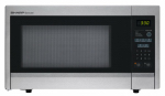 Sharp Microwave Oven, 11-1/4-In. Turntable, Stainless Steel, 1.1-Cu. Ft.
