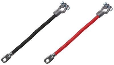 15" BLK Top Post Cable