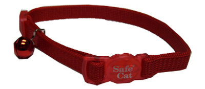 12" ADJ RED Cat Collar