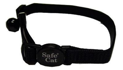 12" ADJ BLK Cat Collar