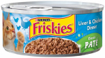AMERICAN DISTRIBUTION & MFG CO 42044 Friskies, 5.5 OZ, Classic Patee Liver & Chicken Cat Food