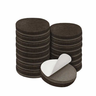 16PK 1" BRN Felt Pads
