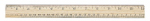 ACME UNITED CORPORATION 10377 Westcott,12", Wood School Ruler, Measuring Metric & 1/16" Scale, Single