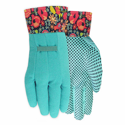 Ladies Canv/Dot Gloves