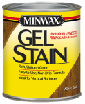 MINWAX COMPANY, THE 260204444 1/2 PT, Aged Oak, Gel Stain Finish, For Wood Or