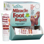 MIRACLE OF ALOE 40129 OZ, Miracle Foot Repair, 60% Aloe, Repairs Dry, Cracked Feet