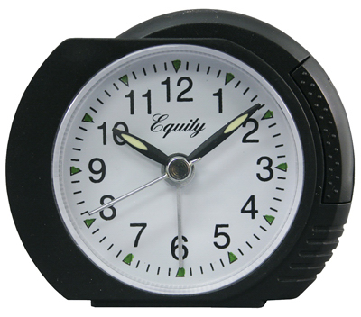 BLK QTZ Alarm Clock