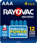 RAYO4PK AAA Alk Battery