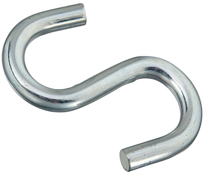 National Hardware Open S Hook, Stainless Steel, 3 In.