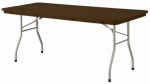 PRE SALES INC 3630 6' x 30", Dark Brown, Rhino Lite Table, Made From