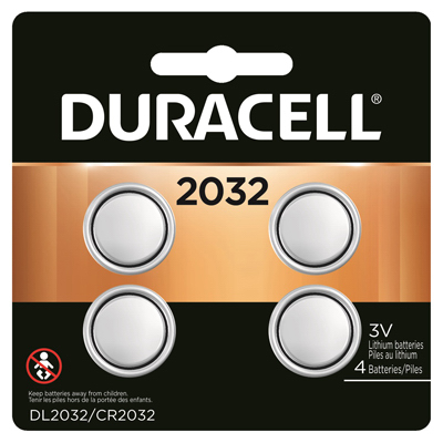 DURA4PK 3V 2032 Battery
