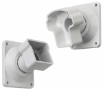 GILPIN PRODUCTS LLC 629064W White, Aluminum Rail Mount Adjustable Brackets, Used When Angle Is