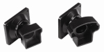 GILPIN PRODUCTS LLC 629064B Black, Aluminum Rail Mount Adjustable Brackets, Used When Angle Is