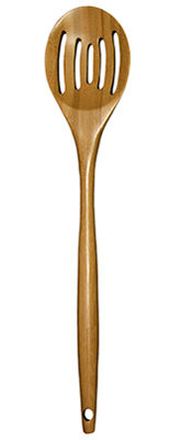 14" Slotted Bambo Spoon