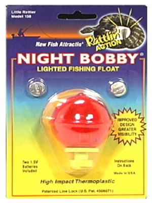 Riedco Fishing Float, Small Red Night Bobby
