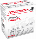 WINCHESTER AMMUNITION INC TRGT12M7 Winchester, Super Target, 25 Round, 12 Gauge, Shotshell Ammunition, 2-3/4"