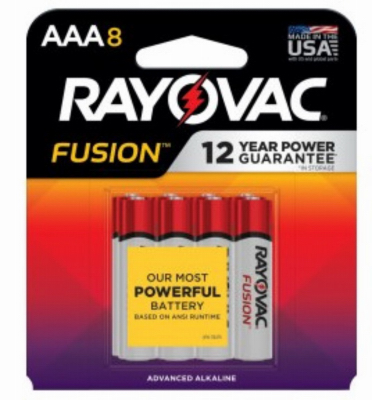 RAYO8PK AAA Fus Battery