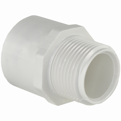 1" WHT Male Adapter
