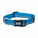 WEAVER LEATHER LLC 07-0857-R2 Large, Blue, Terrain Reflective Snap-N-Go Collar, Adjustable, Nylon Collar, Woven