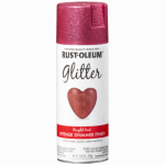 RUST-OLEUM 276287 10.25 OZ, Specialty Bright Pink Glitter Spray, Intense Sparkling Finish