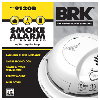 6PK 120V AC Smoke Alarm