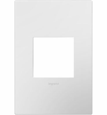 1G GLS WHT Wall Plate