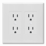 WHT 2G Deco Wall Plate