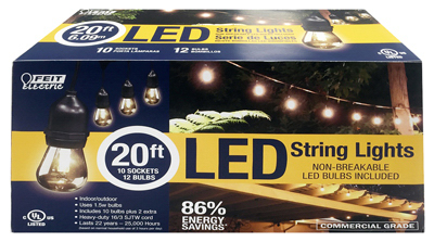 20' LED String LGT Set
