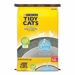 AMERICAN DISTRIBUTION & MFG CO 16521 Tidy Cats, 50 LB, Non-Clumping Cat Litter With Glade, Contains