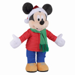 GEMMY INDUSTRIES 83992 Disney, 20", Indoor Mickey Holiday Greeter, In Puffer Jacket.<br>Made in: