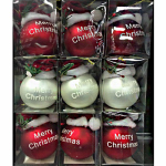 CHRISTMAS BY KREBS TV200056A 2", Glass Ornament, With Santa Hat, 2 Styles: Silver Pearl
