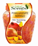 DELTA BRANDS & PRODUCTS LLC 92966-1 8 OZ, Great Scents Odor Neutralizing Pomegranate Mango Beads, Neutralizes