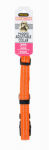 PETMATE 0301954 5/8" x 10-16", Orange, Reflective Padded Dog Collar, Made With